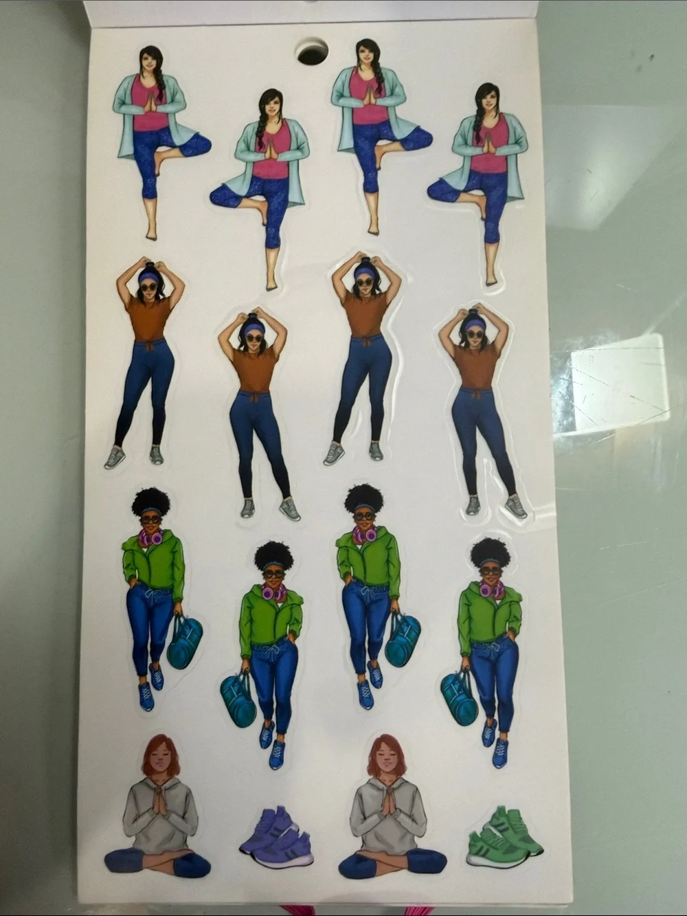 The Happy Planner Fitness Sticker Pack - Multicolor